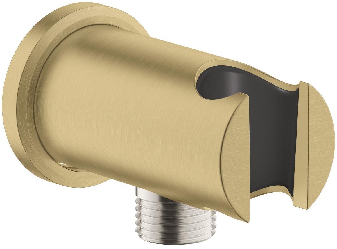 Darmowa Dostawa - Przyłącze kątowe z uchwytem brushed cool sunrise Grohe Rainshower 26658GN0