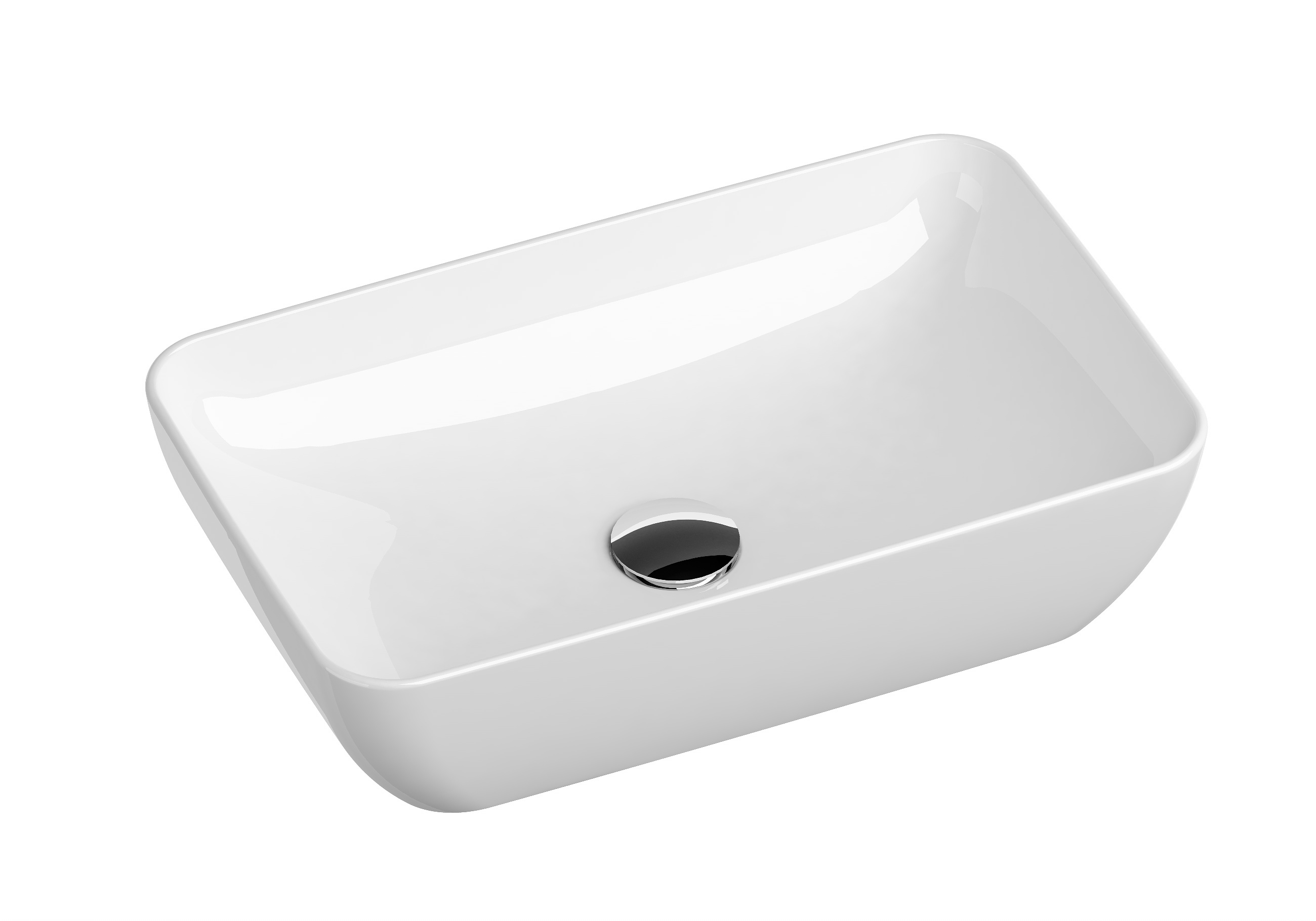 Darmowa Dostawa - Umywalka 50x31 cm prostokątna nablatowa biała Ravak Uni XJX01150001