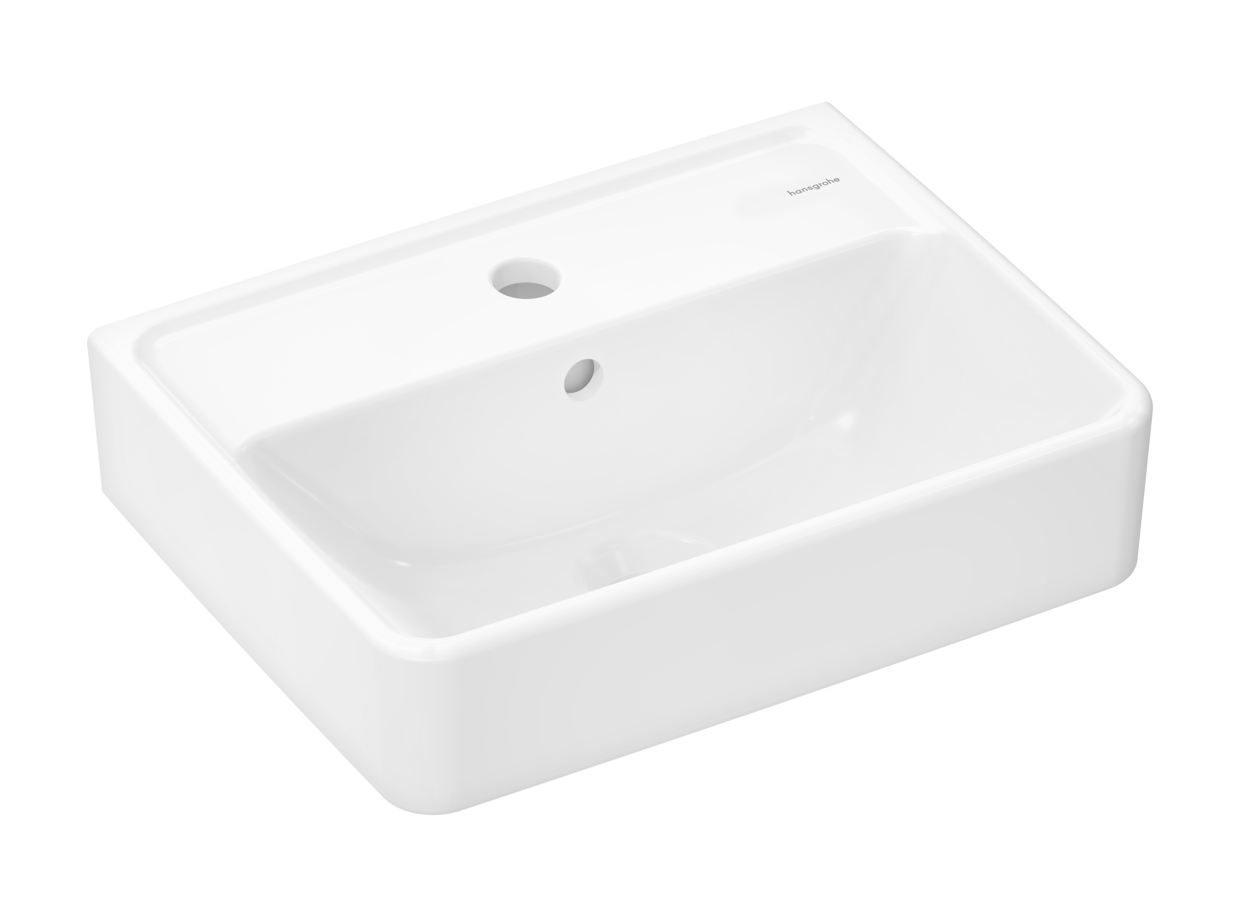 Darmowa Dostawa - Umywalka 45x34 cm prostokątna ścienna biała Hansgrohe Xanuia Q 60130450