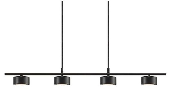 Darmowa Dostawa - Lampa wisząca 4x5 W czarna Nordlux Clyde 2010813003