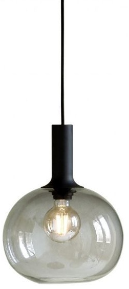 Darmowa Dostawa - Lampa wisząca 1x60 W czarna-przydymiona-szary/popielaty Nordlux Alton 47313047