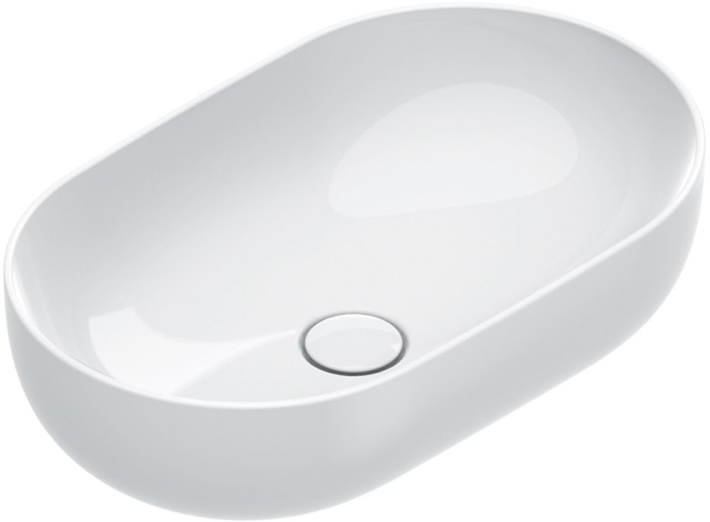 Darmowa Dostawa - Umywalka 60x37 cm owalna nablatowa biała Catalano Sfera 0522610001