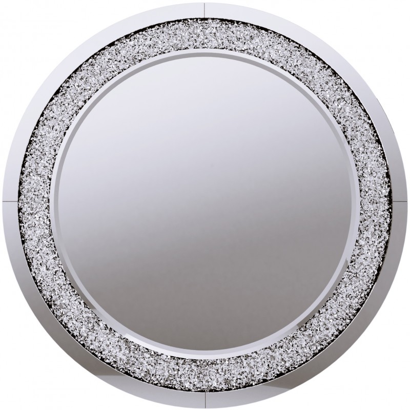 Darmowa Dostawa - Lustro 90x90 cm okrągłe srebrny Ars Longa Giuliano II GIULIANOIILUSTRO