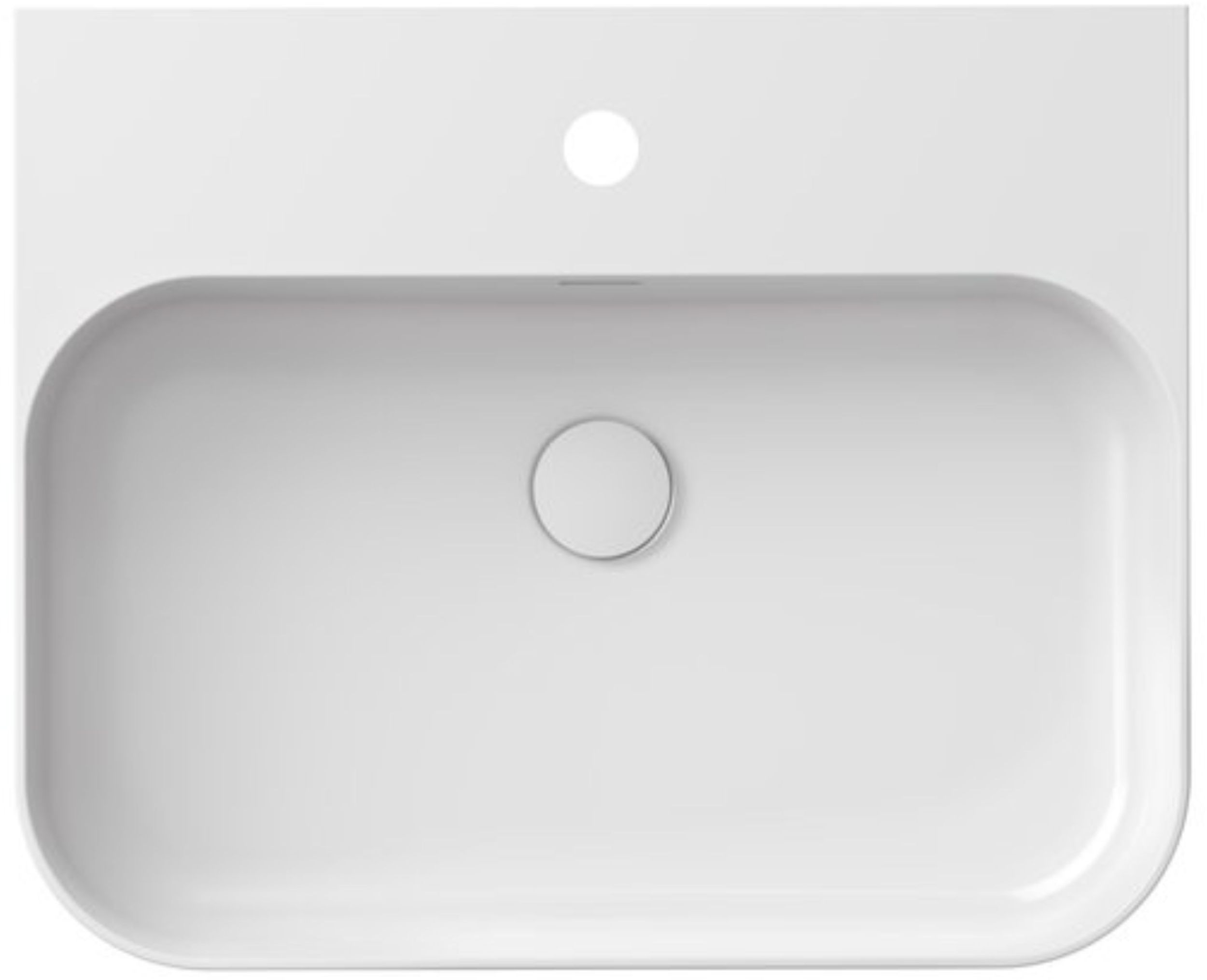 Darmowa Dostawa - Umywalka 55x45 cm półokrągła ścienna-nablatowa biała Ravak Ceramic XJX01155006