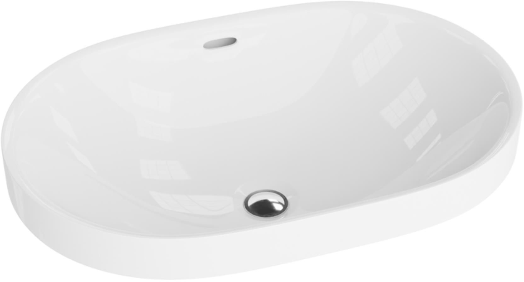 Darmowa Dostawa - Umywalka 60x39 cm owalna biały LaVita Puebla 5900378301677