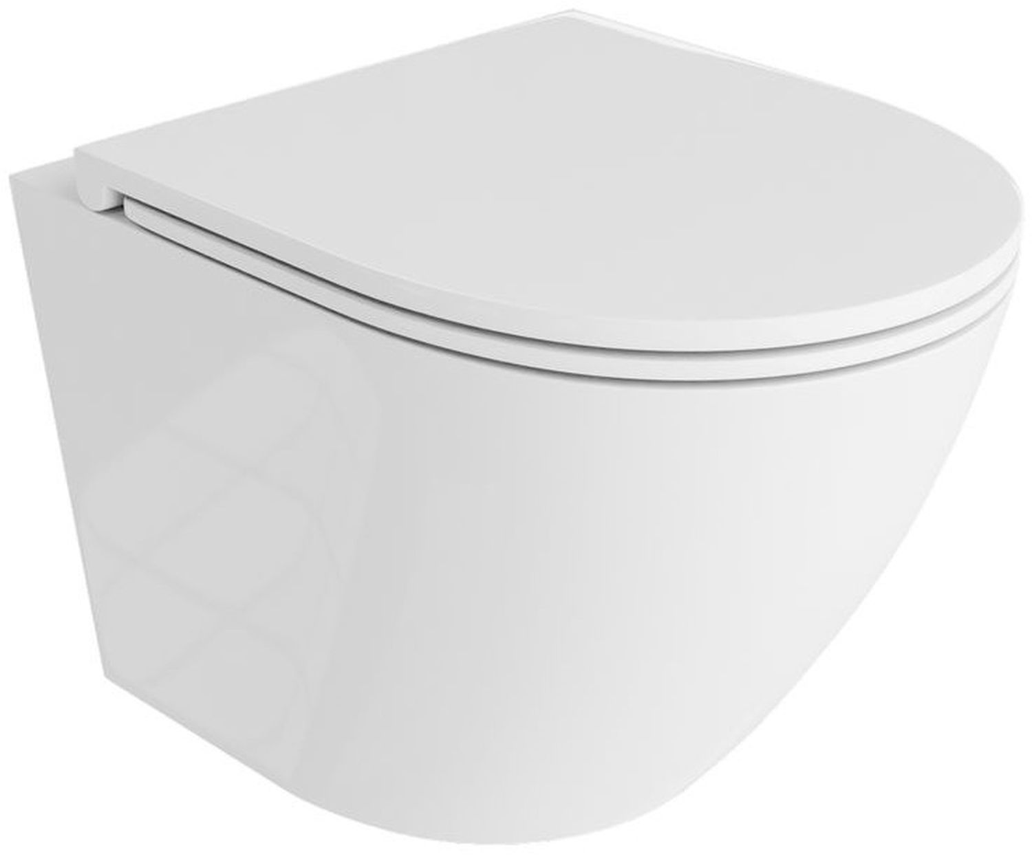 Darmowa Dostawa - Zestaw miska + deska wolnoopadająca wisząca bez kołnierza biały LaVita Sofi One 5900378310471