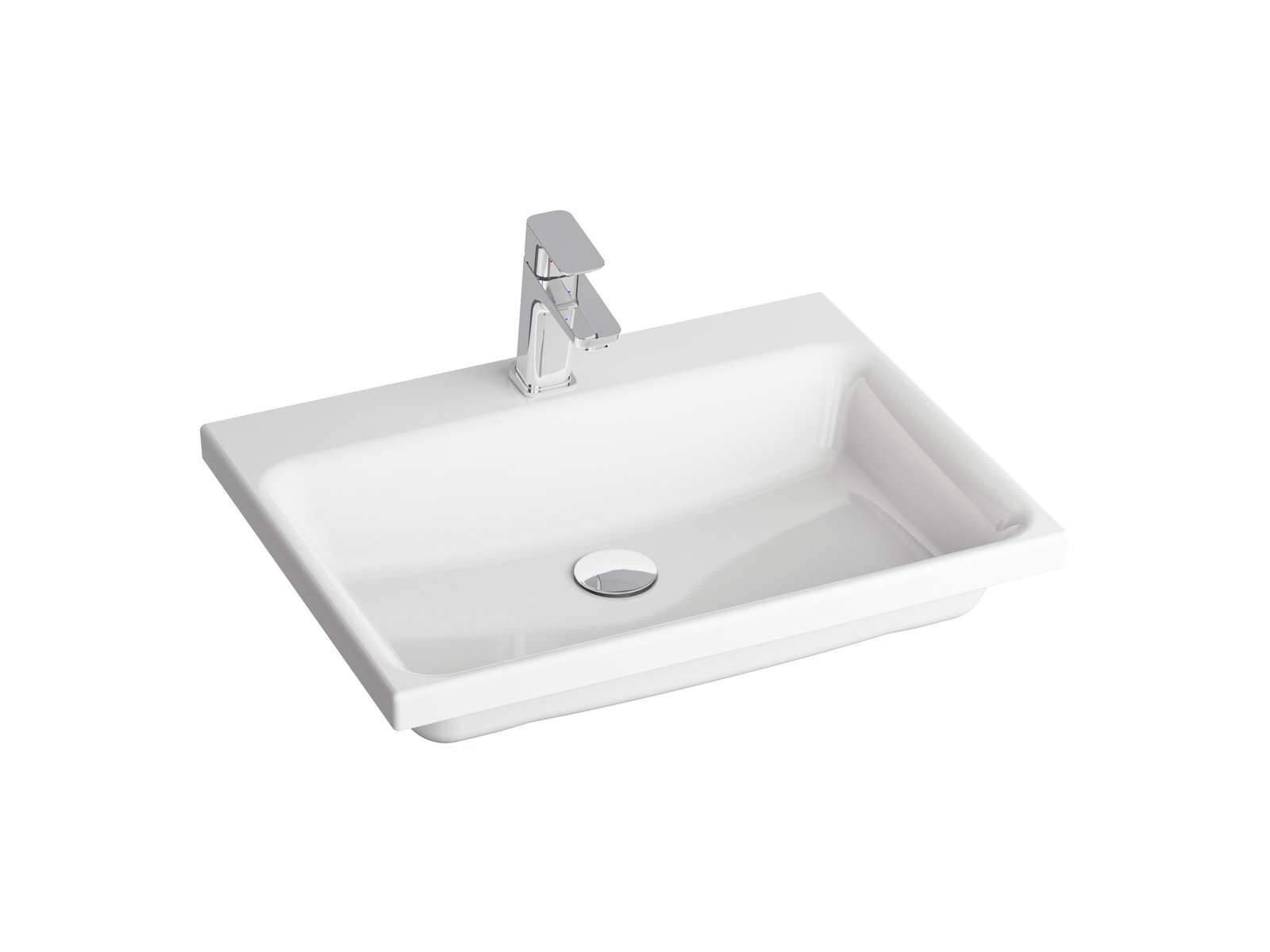 Darmowa Dostawa - Umywalka 60x46 cm prostokątna meblowa biała Ravak Comfort XJX01260001