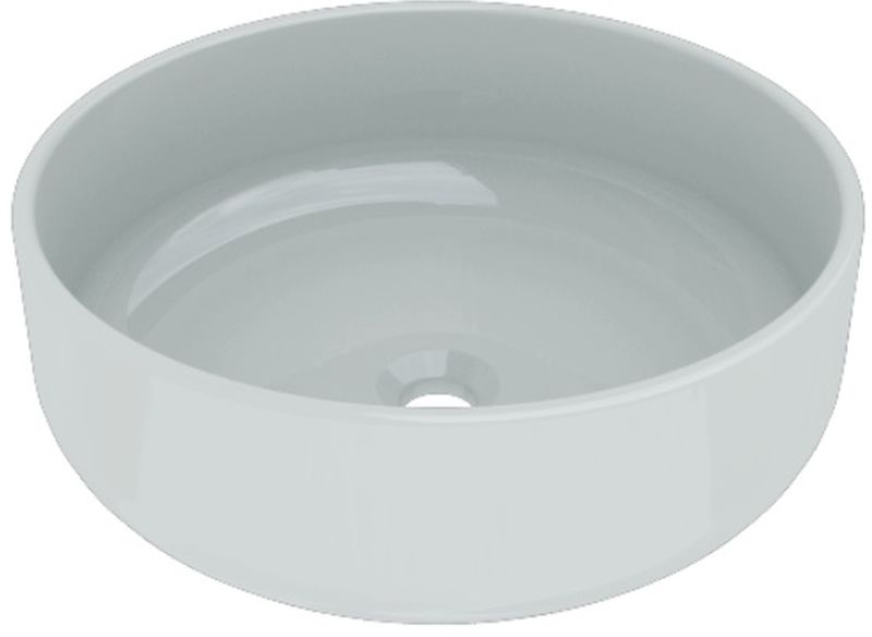 Darmowa Dostawa - Umywalka 46x46 cm okrągła nablatowa biała Kerasan 430201