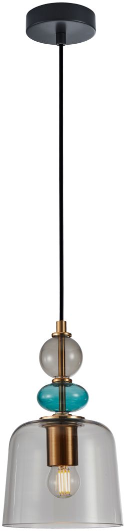 Darmowa Dostawa - Lampa wisząca 1x40 W mosiądz Italux Namos PND27092BMCBRO