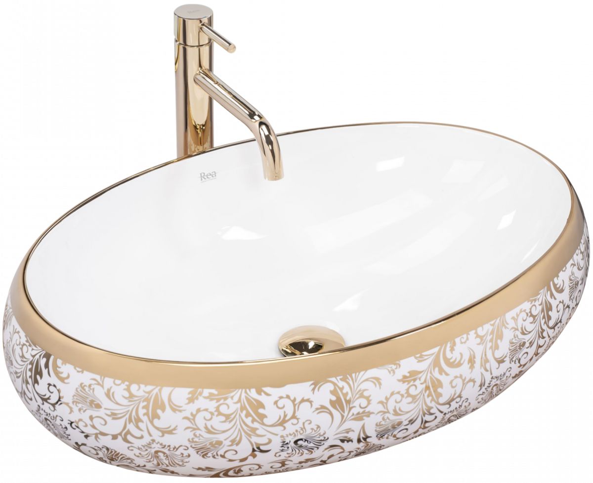 Darmowa Dostawa - Umywalka 60x40.5 cm owalna biały Rea Meryl REAU5054