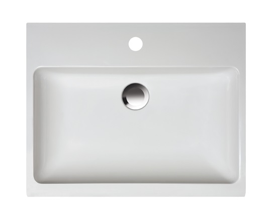 Darmowa Dostawa - Umywalka 50x40 cm prostokątna nablatowa biała Sanplast Free Mineral 640280110001000