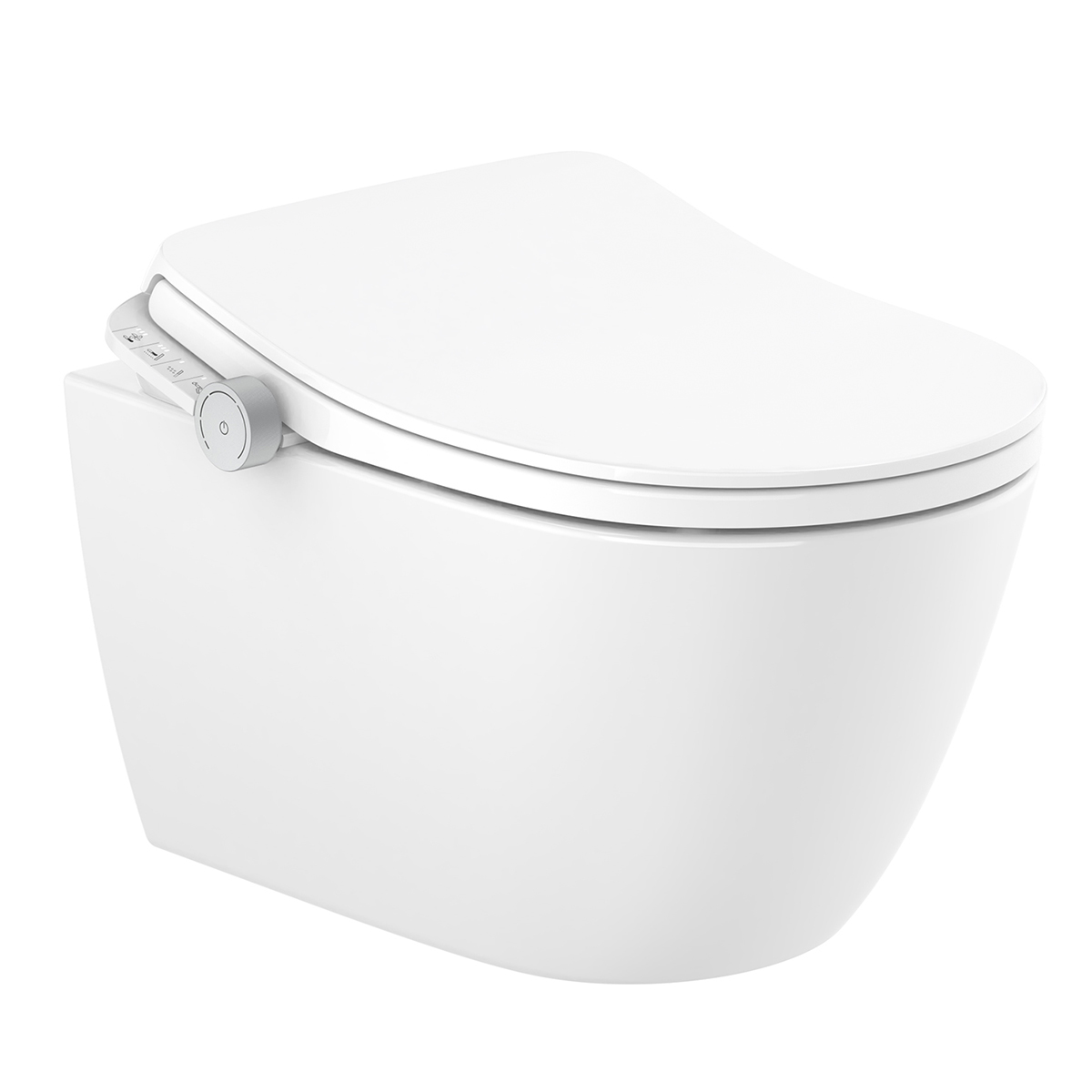 Darmowa Dostawa - Toaleta myjąca wisząca bez kołnierza biała Roca Ona A80315FS01