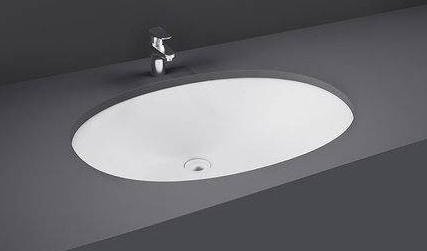Darmowa Dostawa - Umywalka 57x42 cm owalna podblatowa biała Rak Ceramics Rosa LARO00001