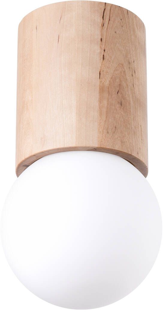 Darmowa Dostawa - Lampa podsufitowa 1x8 W drewno Sollux Lighting Boomo SL1191