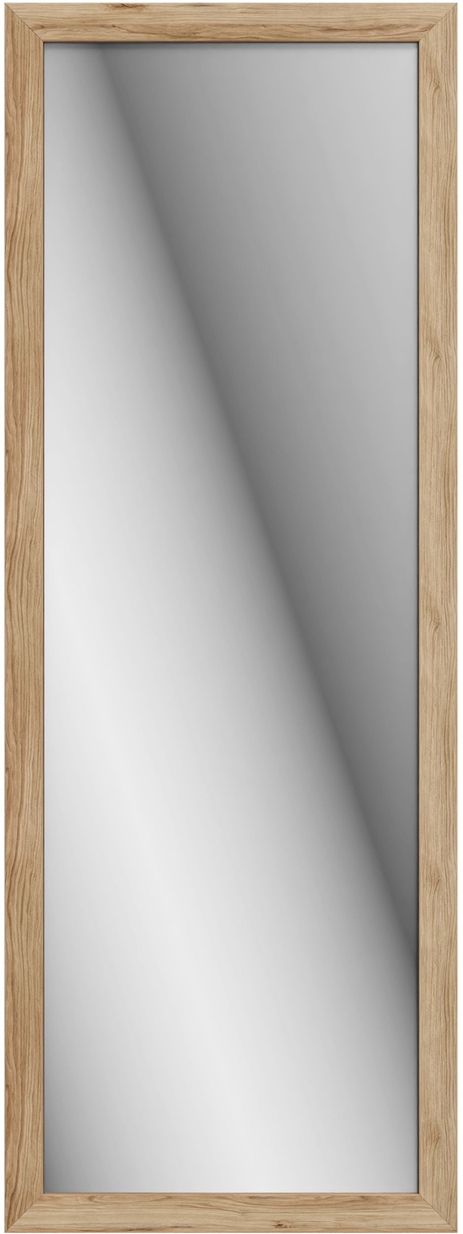 Darmowa Dostawa - Lustro 47x127 cm prostokątne drewno Styler Kiruna LU12439