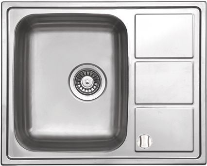 Darmowa Dostawa - Zlewozmywak stalowy 61.5x50 cm Berg Rill LTL615500GT8