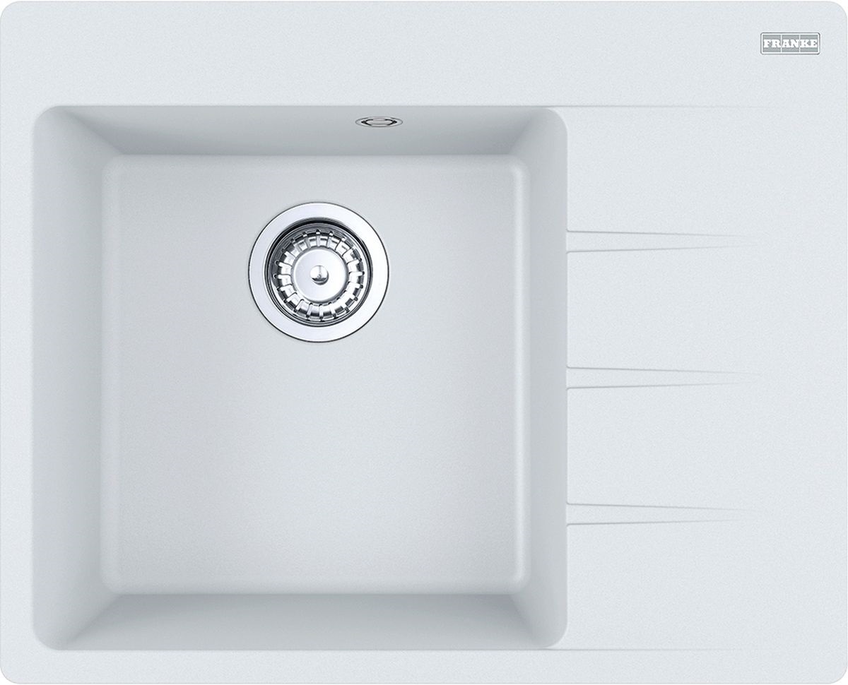 Darmowa Dostawa - Zlewozmywak granitowy 62x50 cm biały Franke Centro 1140633130