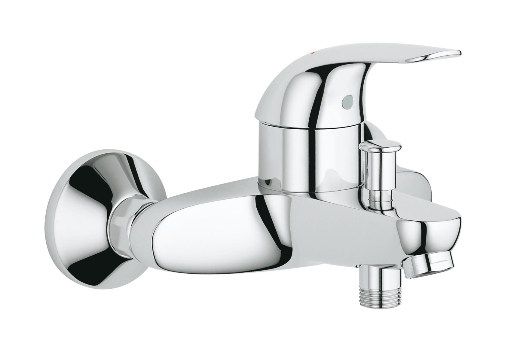 Darmowa Dostawa - Bateria wannowo-prysznicowa ścienna starlight chrome Grohe Euroeco 32743000