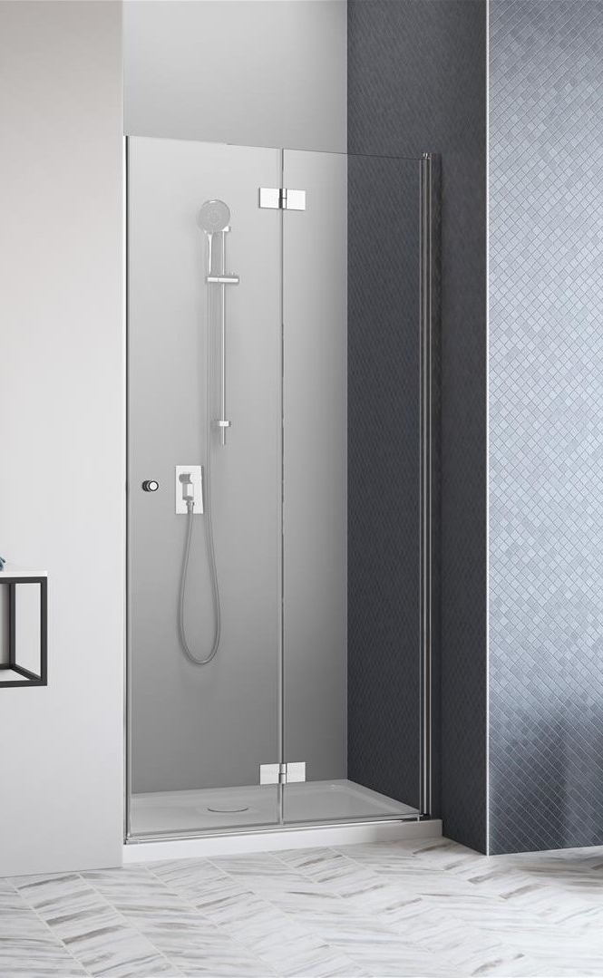 Darmowa Dostawa - Drzwi prysznicowe 80 cm składane do wnęki Radaway Essenza New 3850750101R