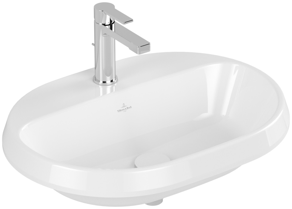 Darmowa Dostawa - Umywalka 60x45 cm owalna wpuszczana biała Villeroy & Boch Architectura 5A666101