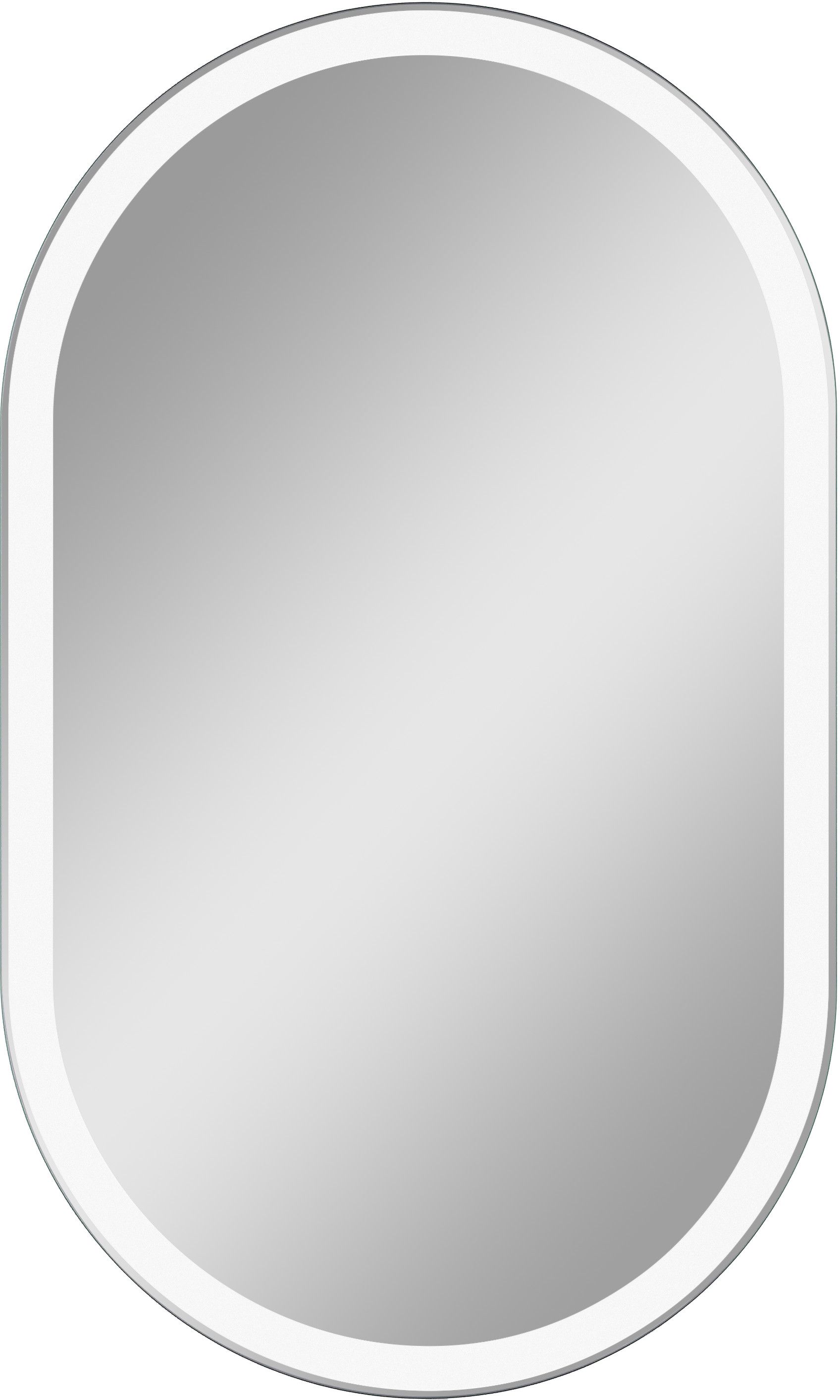 Darmowa Dostawa - Lustro 60x100 cm owalne z oświetleniem Dubiel Vitrum Cafe 5905241010595