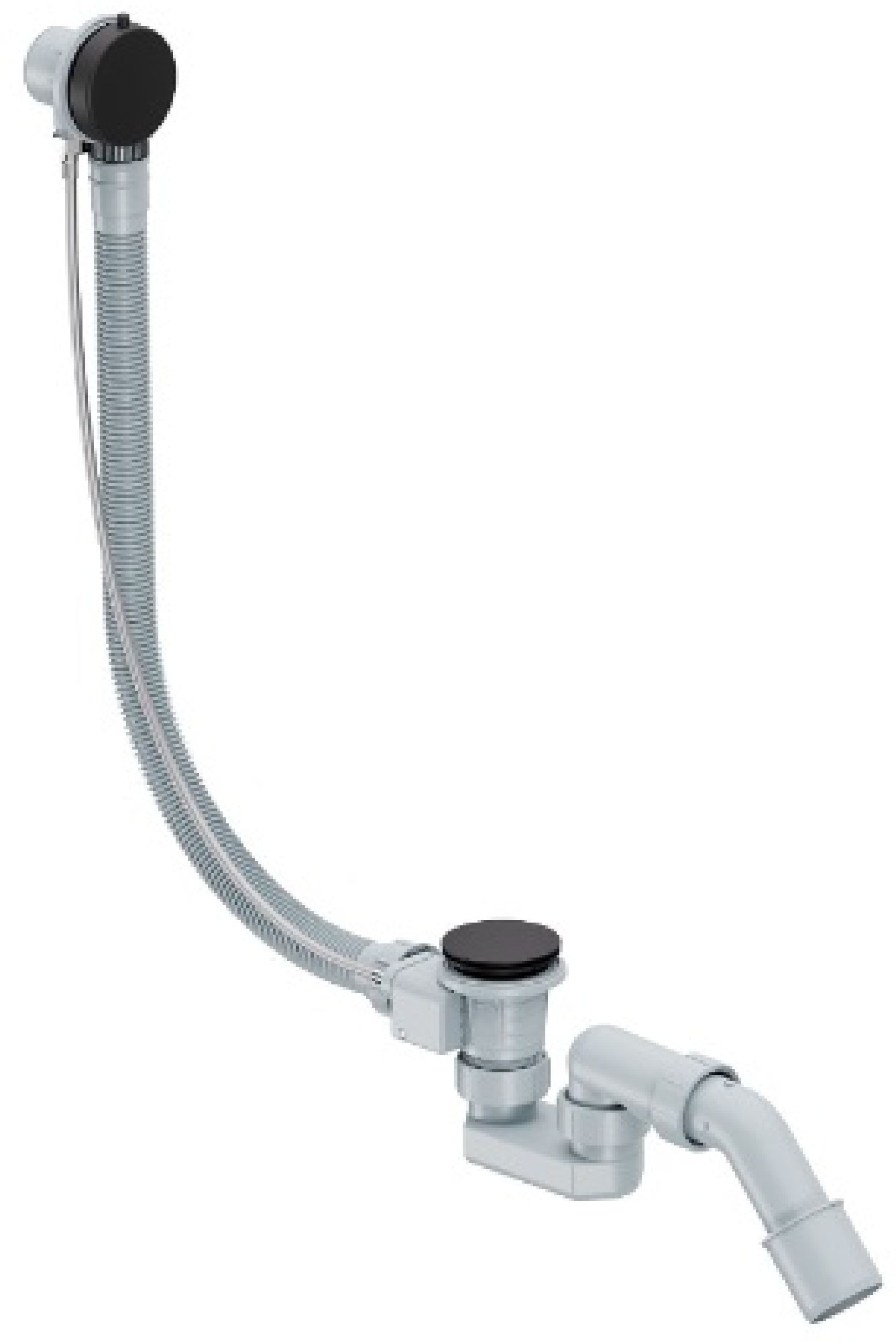 Darmowa Dostawa - Syfon z przelewem czarny Excellent Simple ARIN3180BL