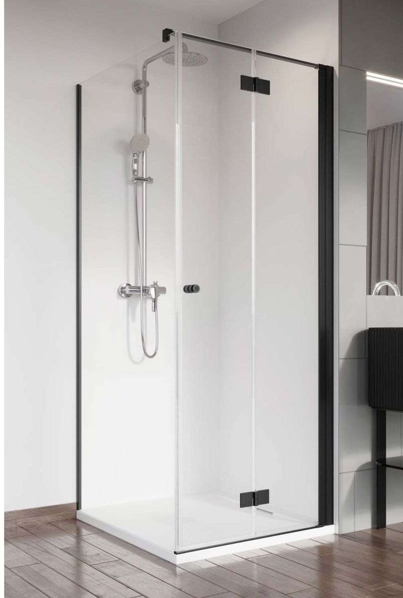 Darmowa Dostawa - Drzwi prysznicowe Radaway Nes Black KDJ-B 100250805401R