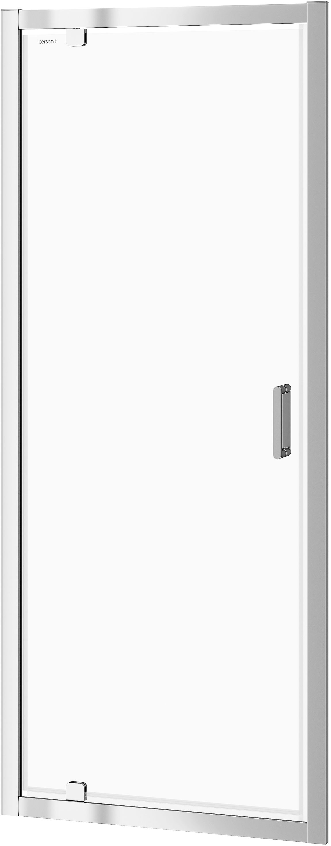 Darmowa Dostawa - Drzwi prysznicowe 80 cm uchylne chrom połysk/szkło przezroczyste Cersanit Arteco S157007
