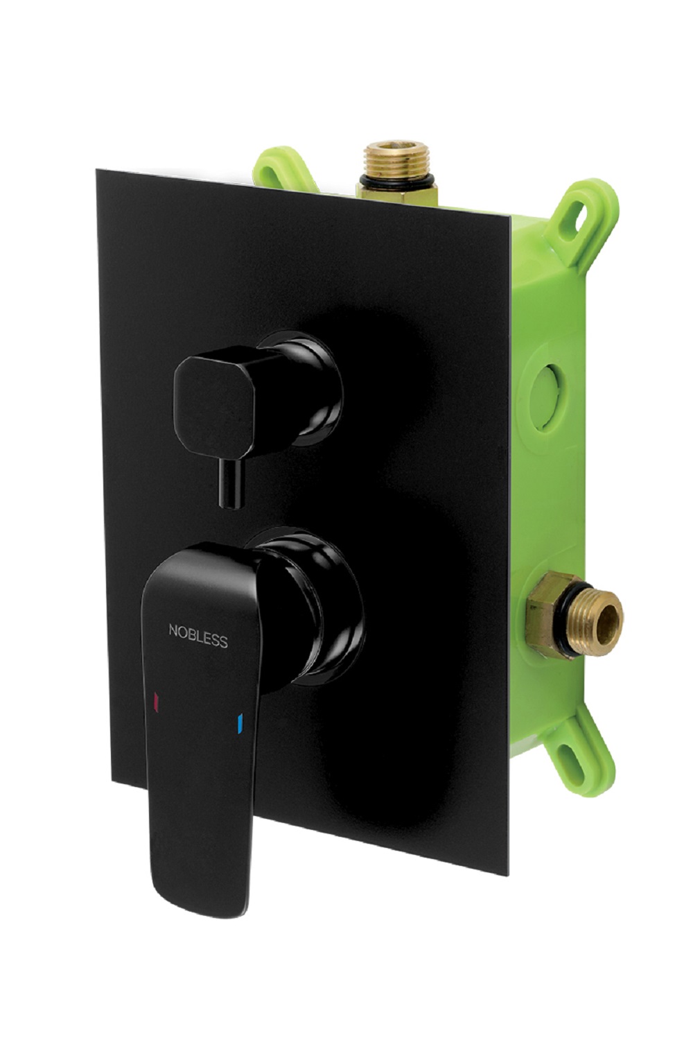 Darmowa Dostawa - Bateria wannowo-prysznicowa podtynkowa czarna Ferro Atria NB1ATR2BOX22