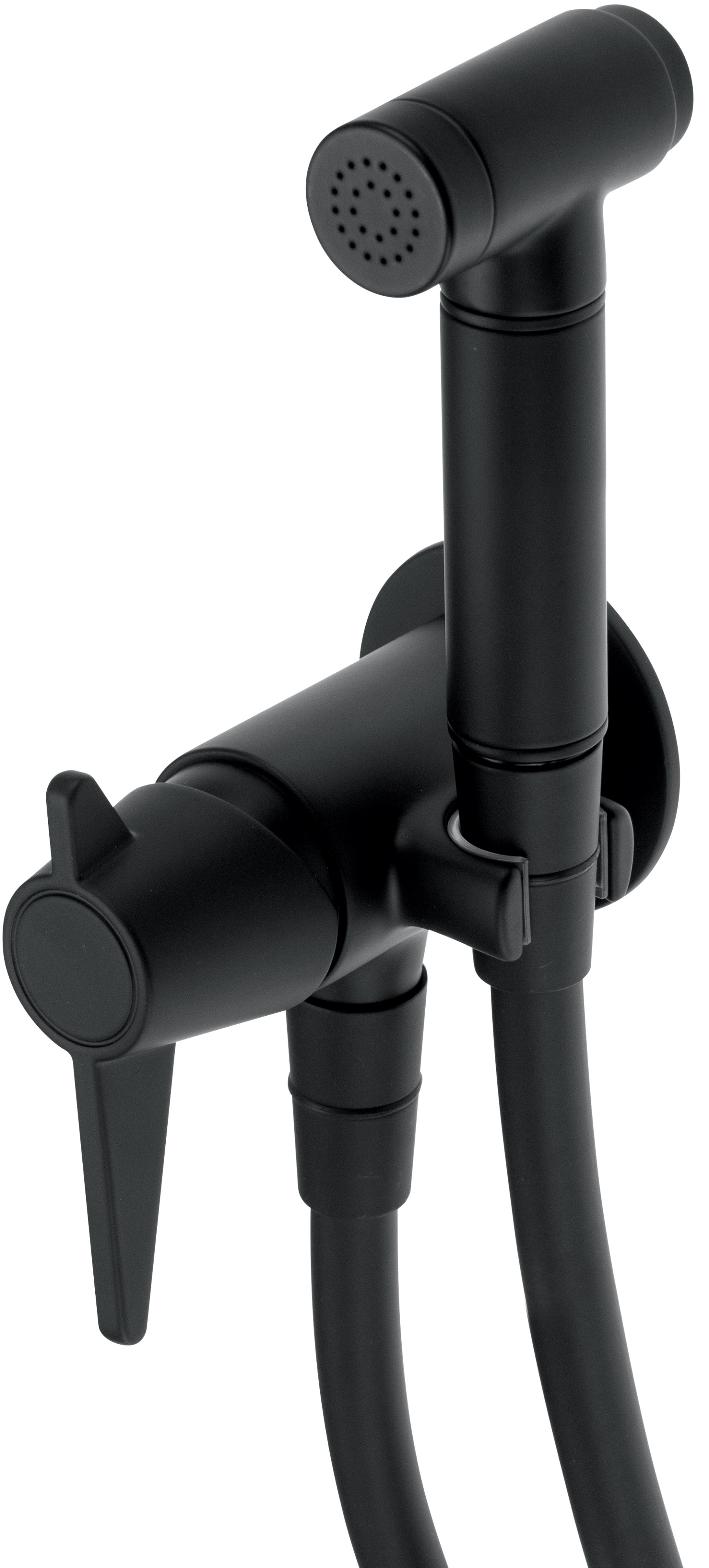 Darmowa Dostawa - Bateria bidetowa z zestawem prysznicowym podtynkowa czarna Deante Temisto BQTN34M