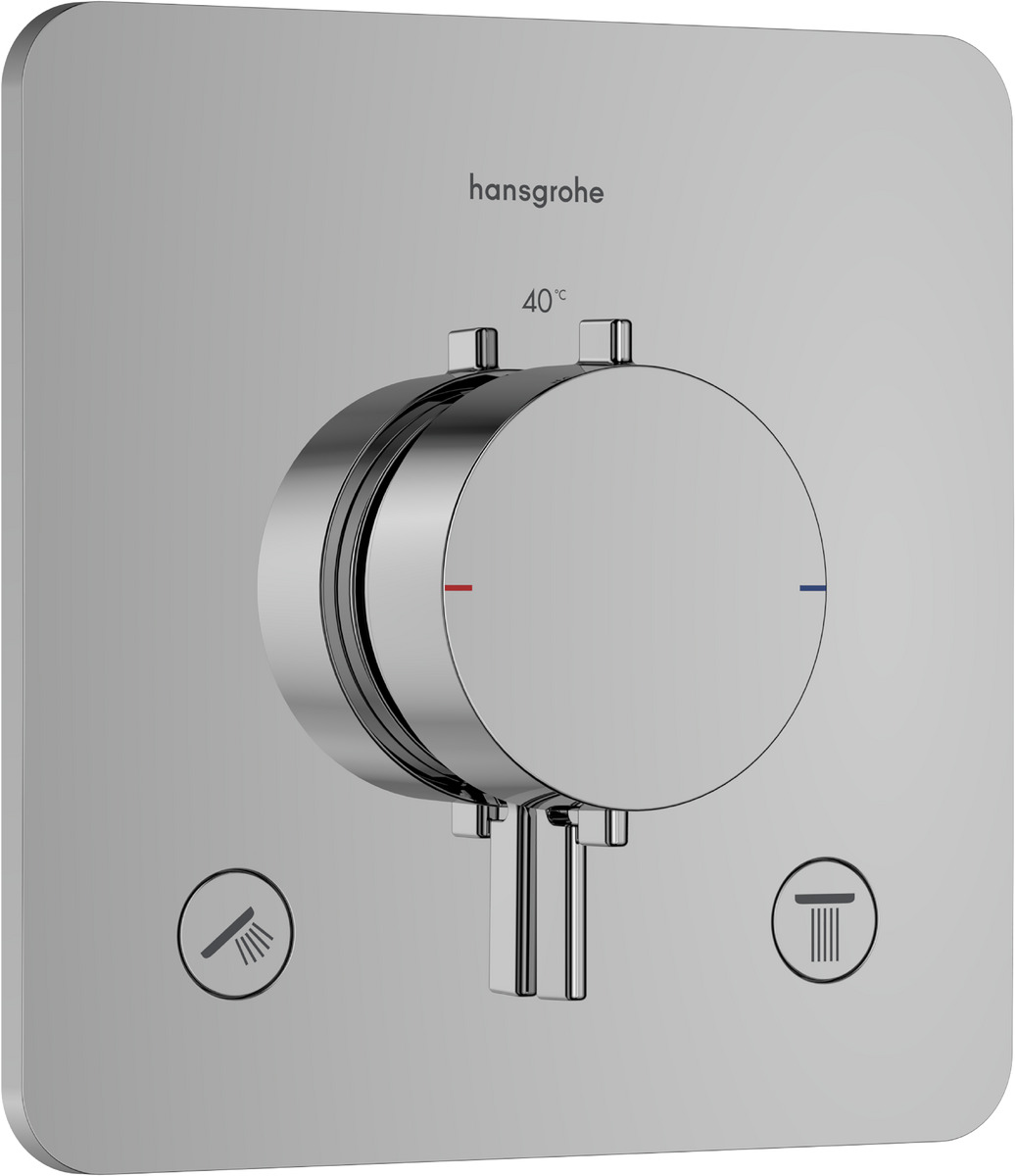 Darmowa Dostawa - Bateria wannowo-prysznicowa podtynkowa z termostatem chrom Hansgrohe Ecostat Comfort Q 33713000