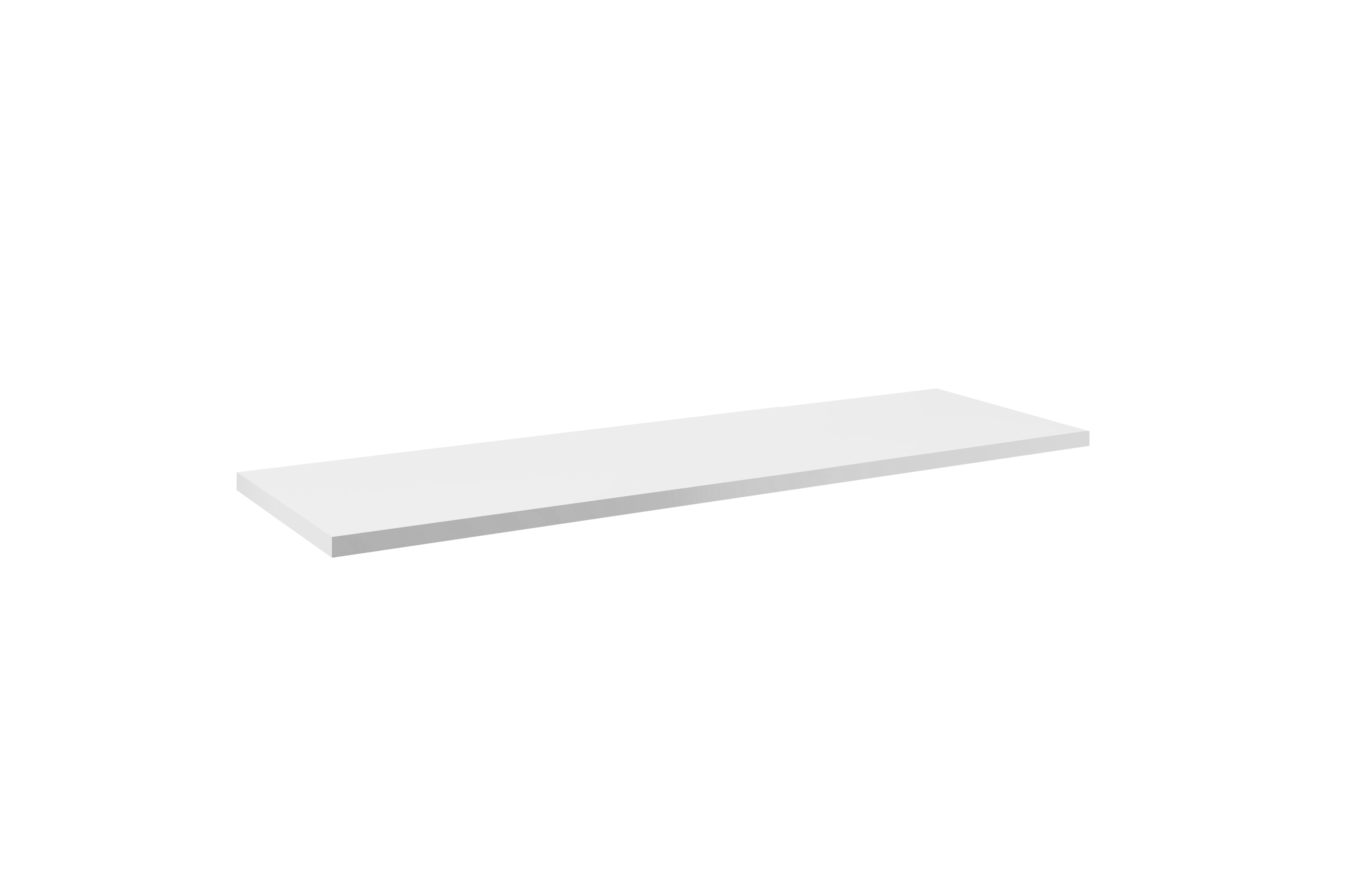 Darmowa Dostawa - Blat 120x40 cm biały Comad Nova White NOVAWHITE89120