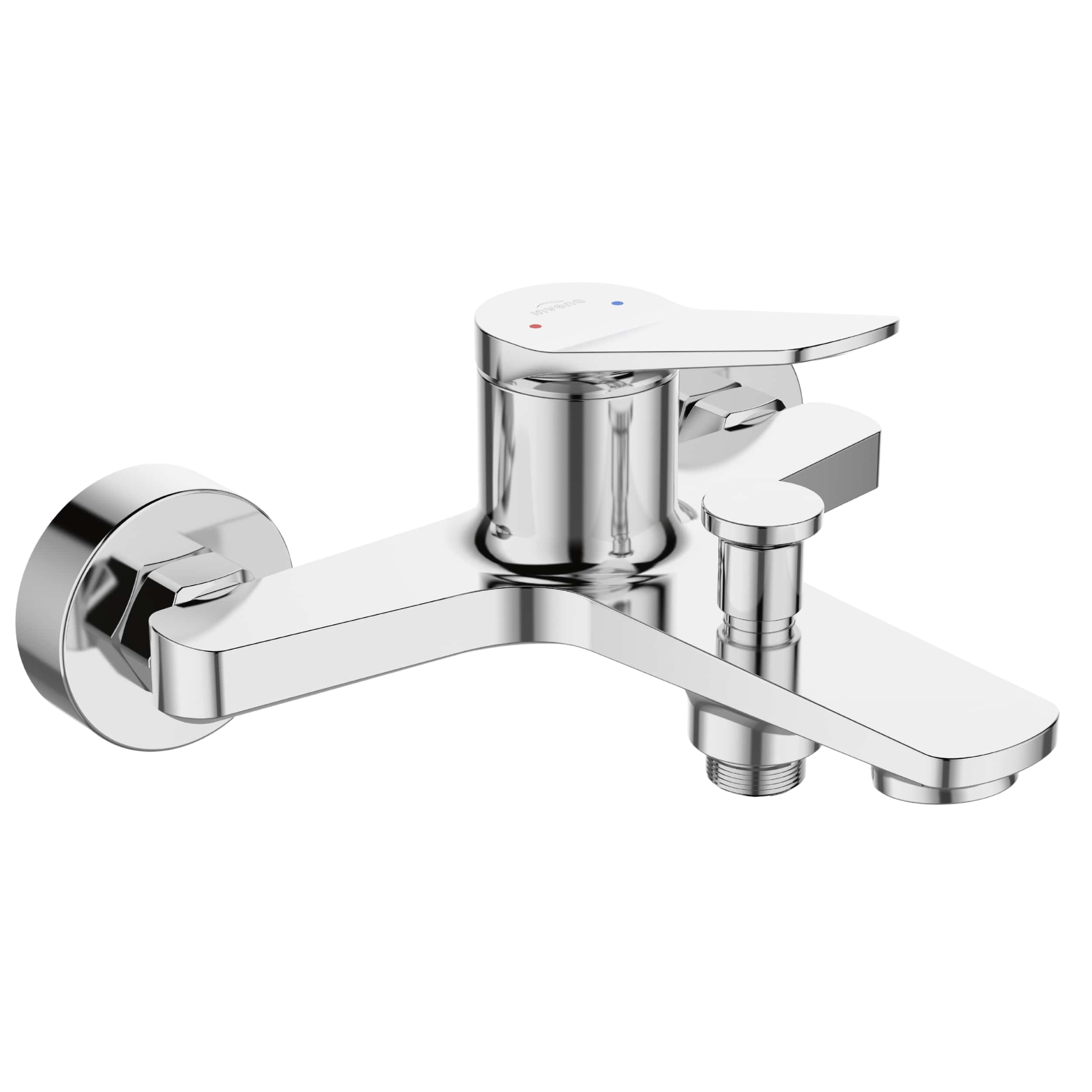 Darmowa Dostawa - Bateria wannowo-prysznicowa ścienna chrom Invena Alonia BW70001