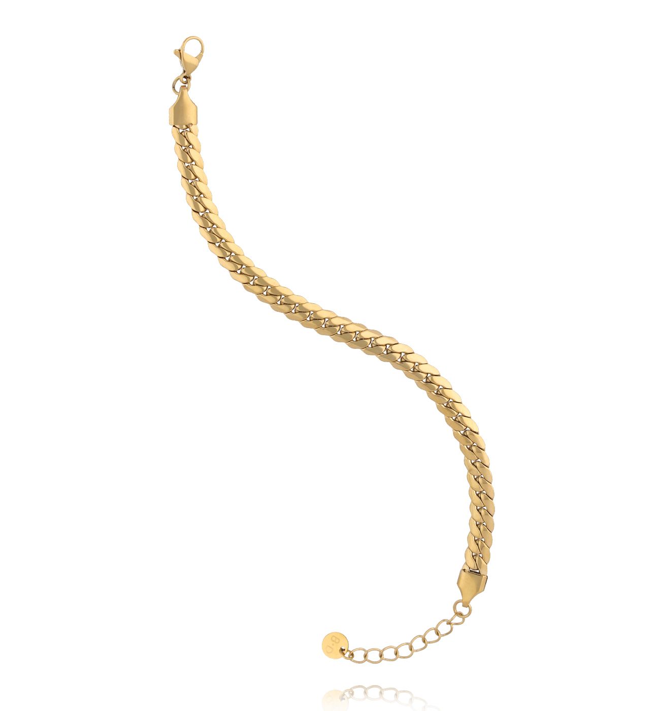 Bransoletka złoty łańcuch BSY0328 - By Dziubeka