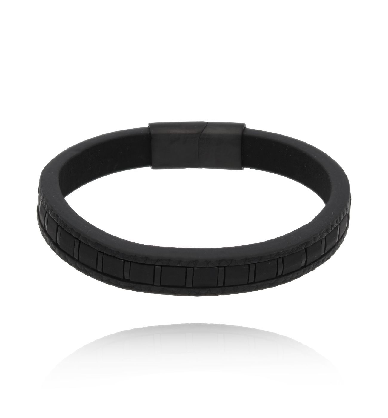 Bransoletka męska skórzana Eusebio BMITC0735