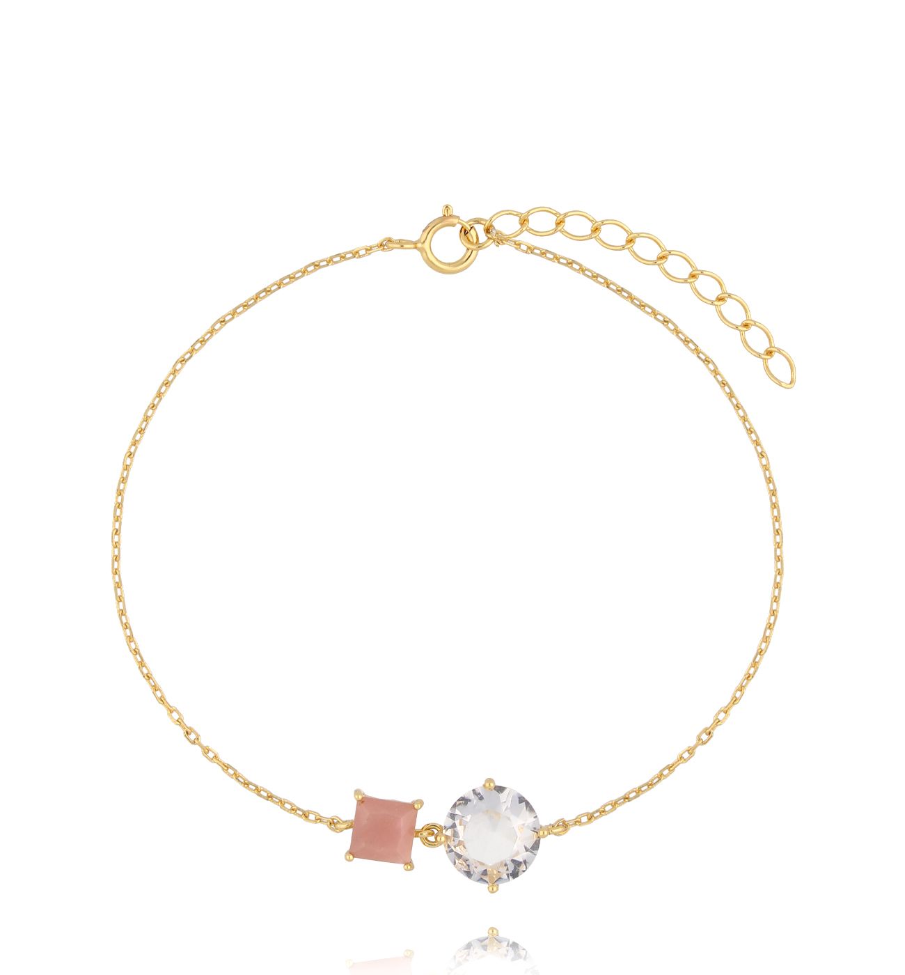 Bransoletka złota z cyrkonią BLT0007