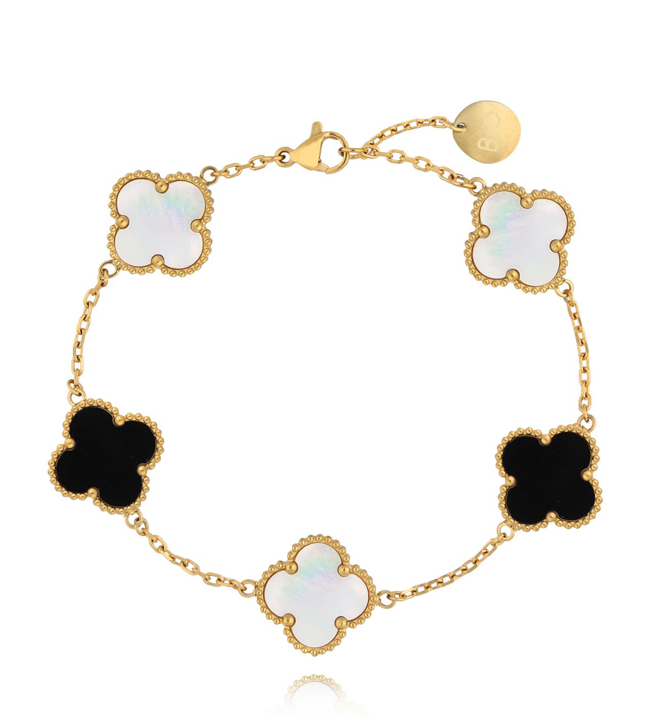 Bransoletka z koniczynkami Clovers BSY0086