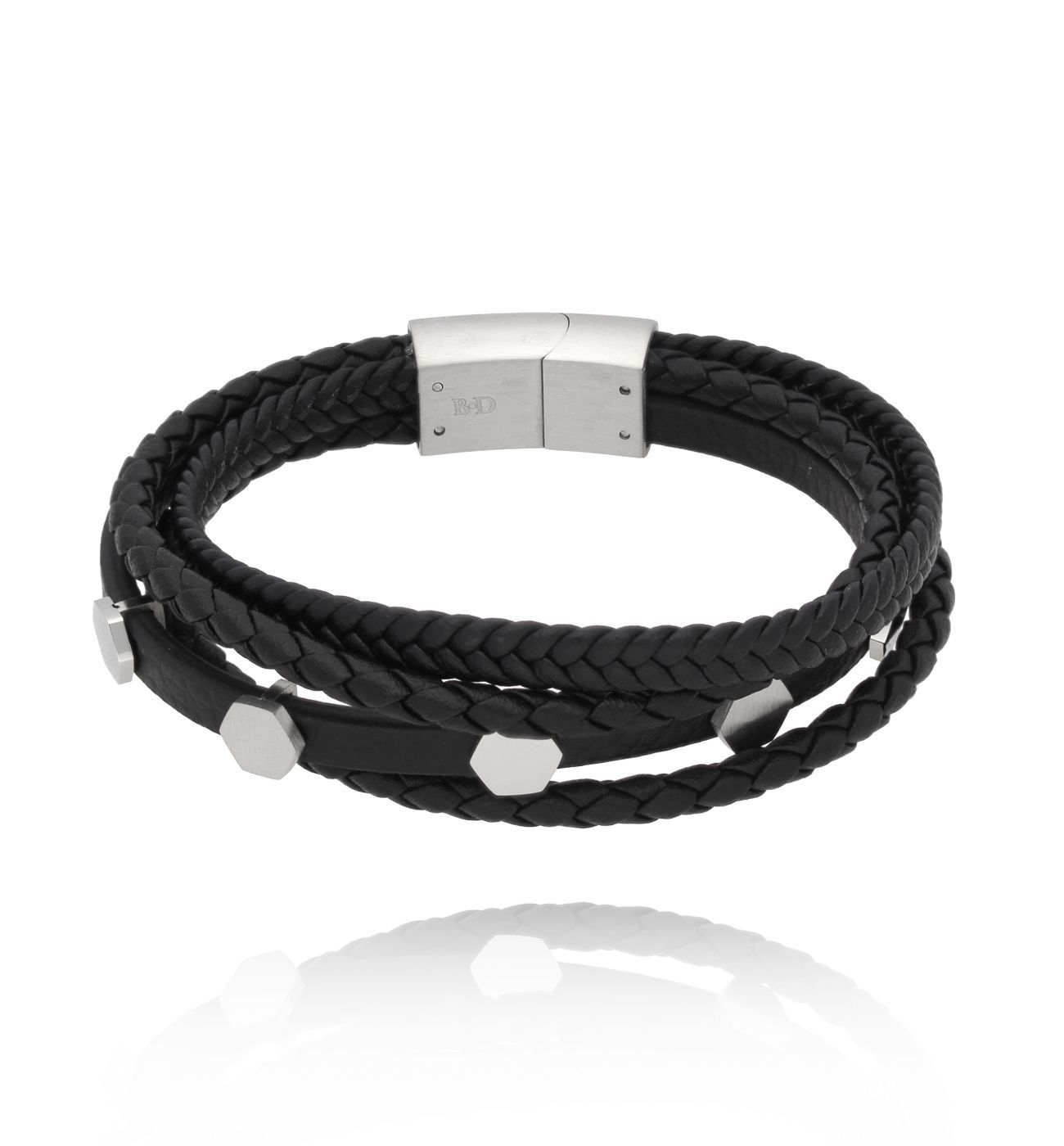 Bransoletka męska skórzana Callum BMITC0638