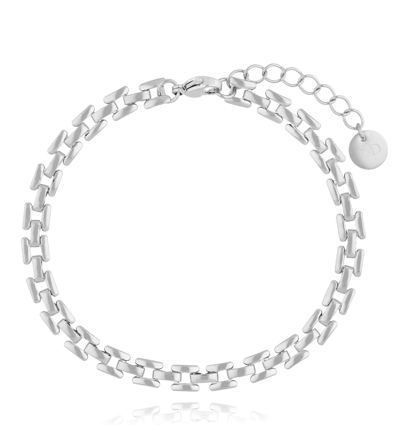 Bransoletka z łańcuchem srebrna Serene Splendor BSA0688