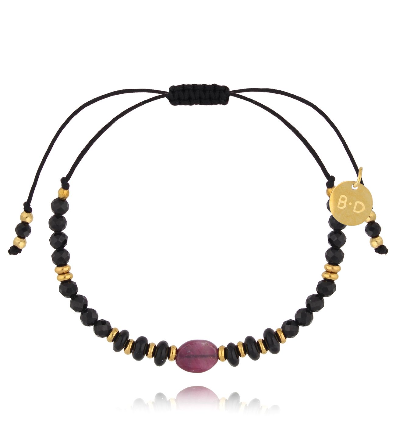 Bransoletka z turmalinami i agatami Calarin BSC1954