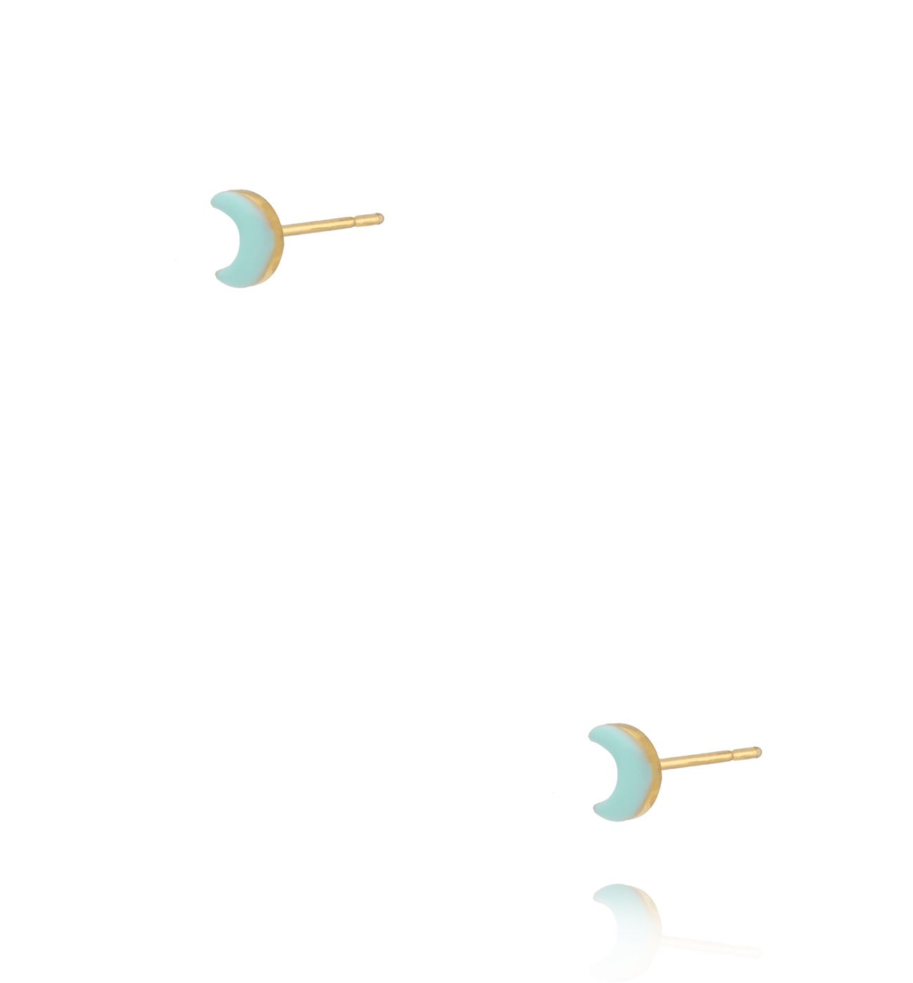 Kolczyki księżyce błękitne KSY0486 - By Dziubeka