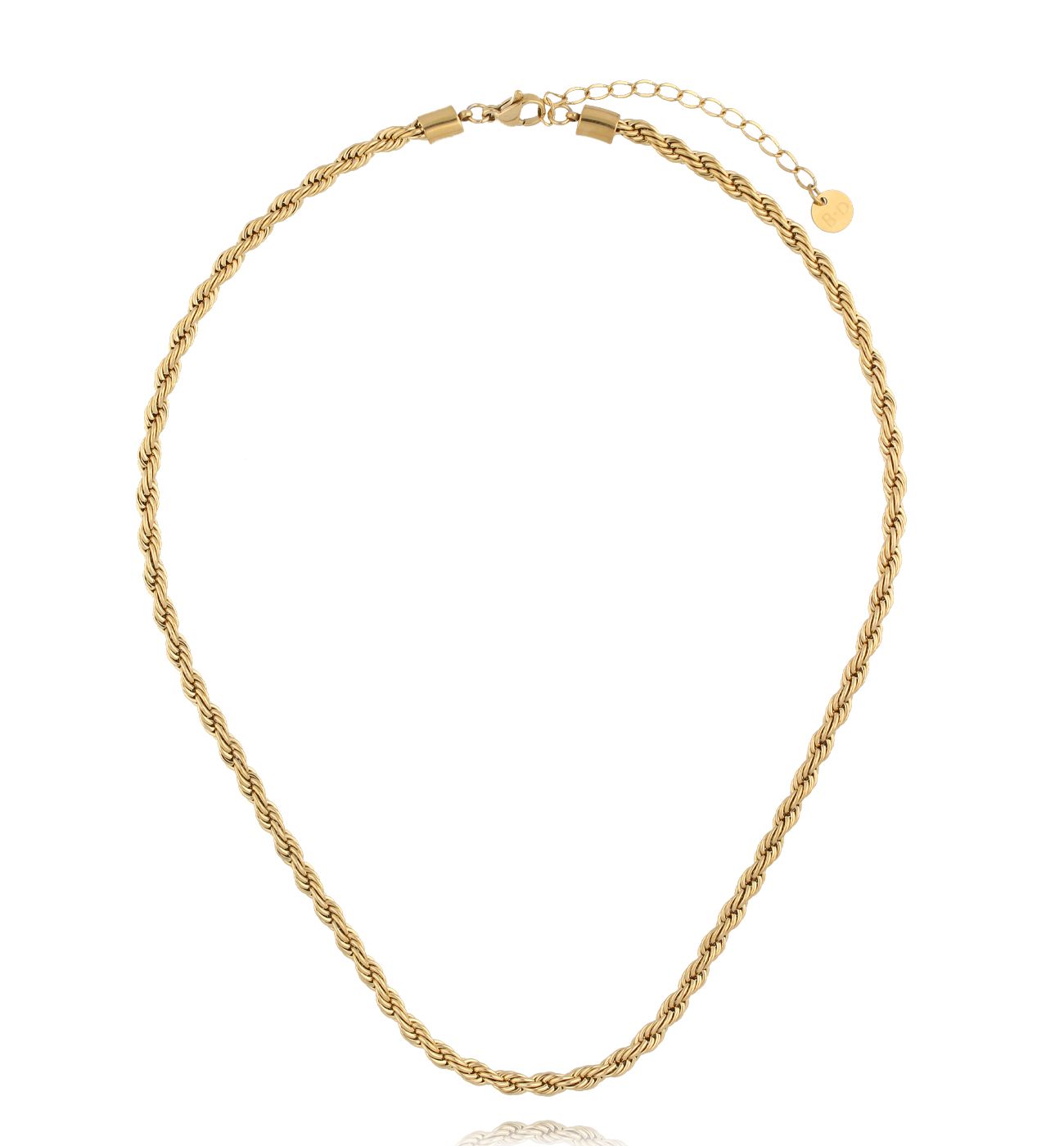 Naszyjnik z łańcuszkiem złoty NSY0511