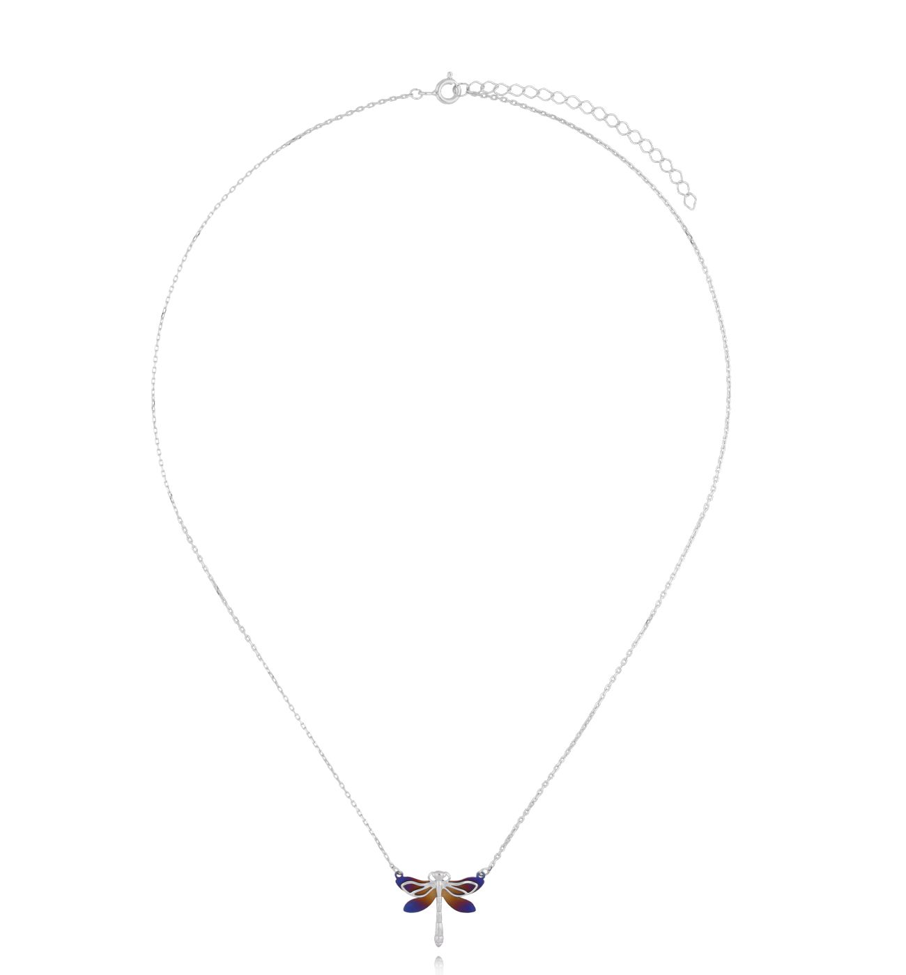 Naszyjnik srebrny z ważką Gioconda - By Dziubeka