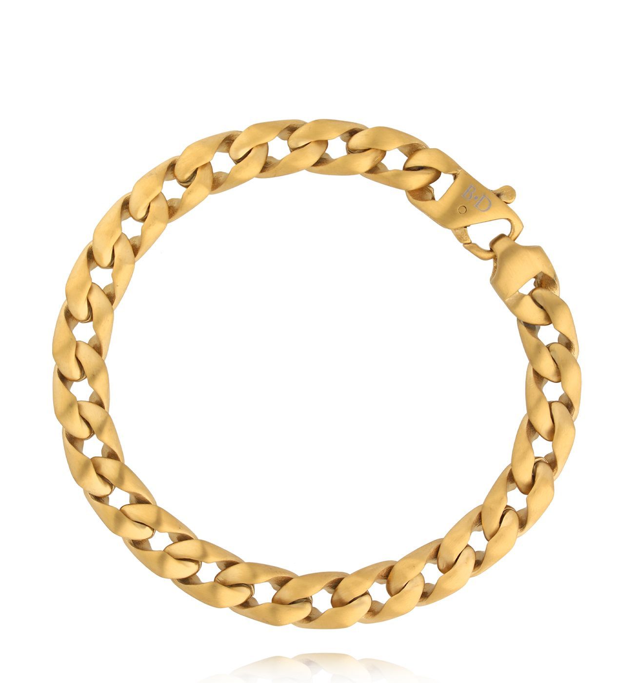 Bransoletka męska złoty łańcuch Harald 58 - By Dziubeka