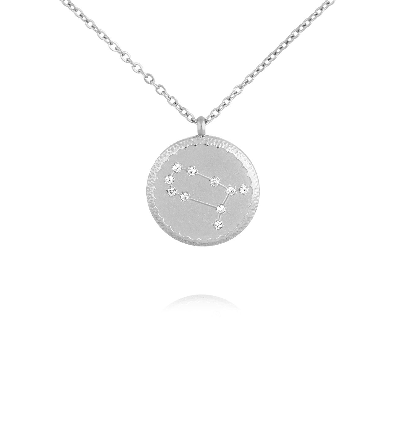 Naszyjnik z konstelacją Bliźnięta srebrny - By Dziubeka