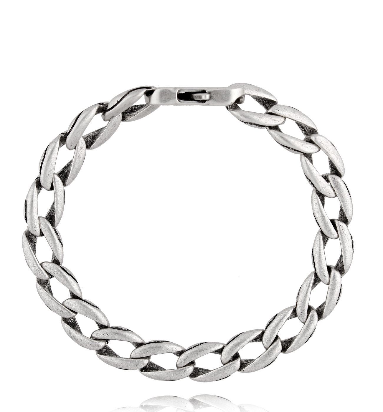 Bransoletka męska srebrna z łańcuchem BMITC0900