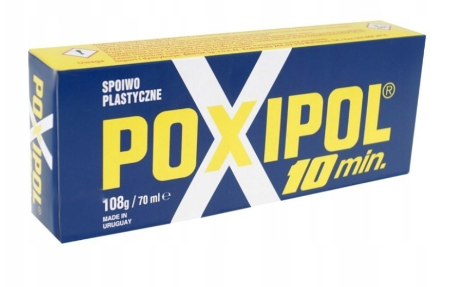 POXIPOL KLEJ PLASTYCZNY POXILINA SZARY 108G 70ML - Petrostar