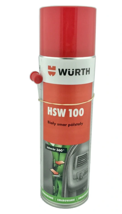 WURTH HSW 100 BIAŁY SMAR PÓŁSTAŁY 500ML - Petrostar
