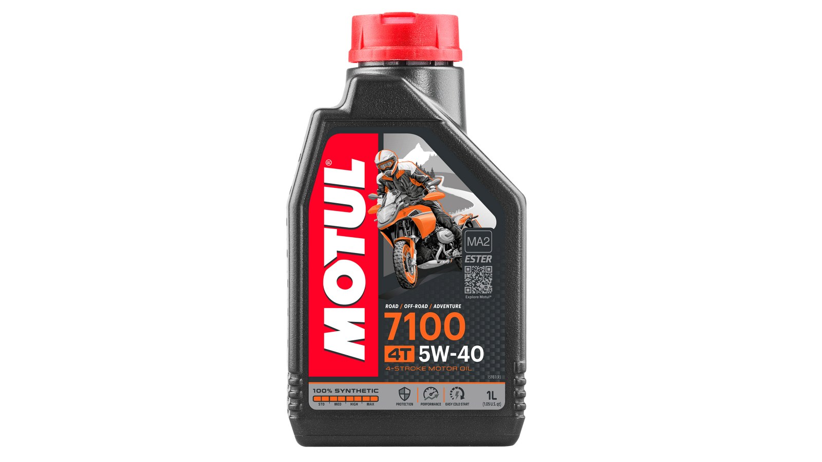 MOTUL 7100 5W40 4T MA2 ESTER 1L - Petrostar