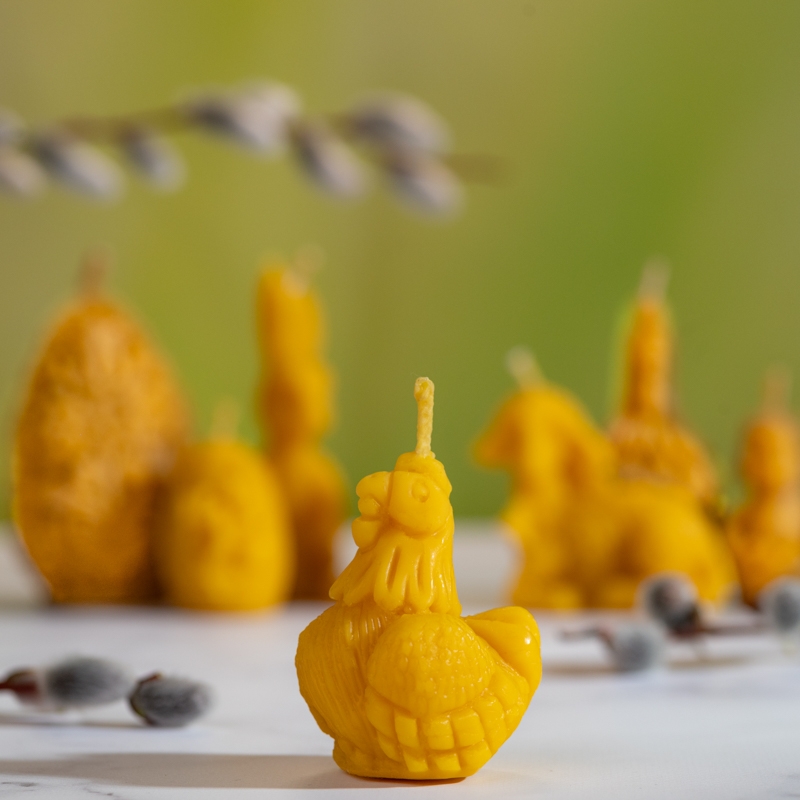 Świece wielkanocne Kura - Pasieka z Pasją Hawran